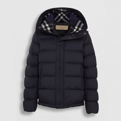 バーバリーメンズダウンパディングジャンパーr01251.ネイビー