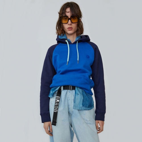 アクネストゥディオズメンズコットンフーディn0021ブルー