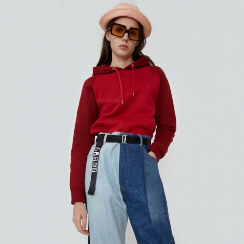 アクネストゥディオズメンズコットンフーディn0022レッド