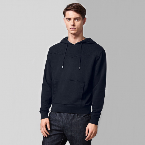 ボッテガヴェネタメンズコットンフーディt0079ブラック