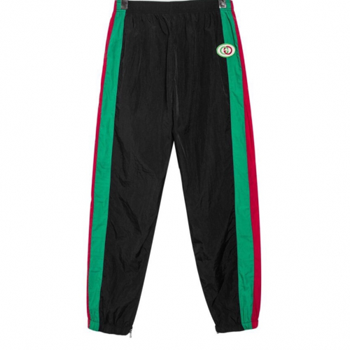 グッチメンズカジュアルイニシャルトレーニングパンツc01483ブラック