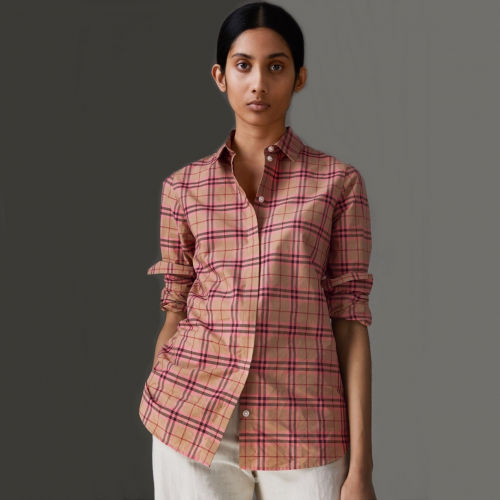 バーバリーレディースヴィンテージシャツr01274ピンク