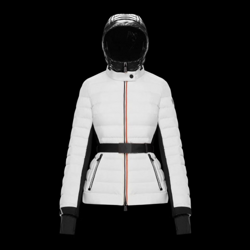 モンクレールレディースパッチモダンダウンパディングc0867ホワイト