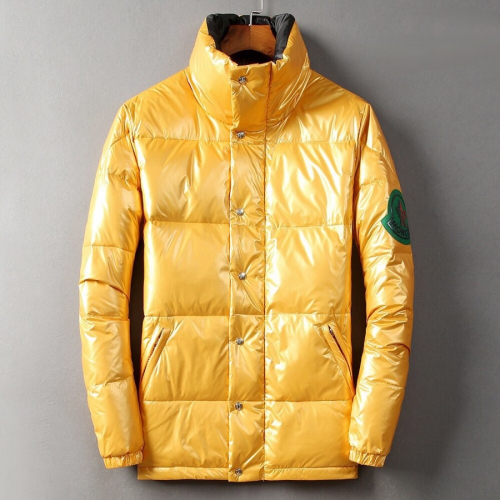 モンクレールメンズパッチモダンダウンパディングc0870イエロー