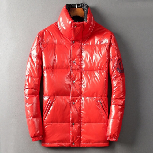 モンクレールメンズパッチモダンダウンパディングc0871レッド