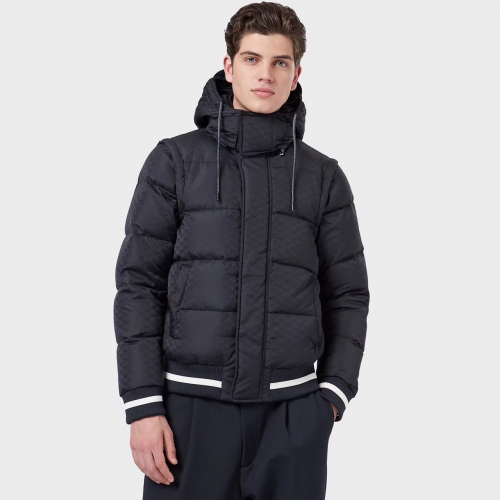 アルマーニメンズモダンダウンパディングm0311ブラック