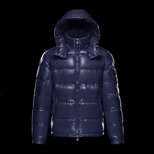 モンクレールメンズパッチモダンダウンパディングc0891.ブルー