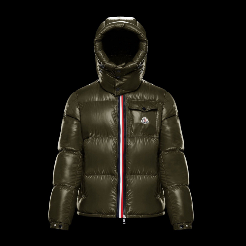モンクレールメンズパッチモダンダウンパディングc0892.グリーン