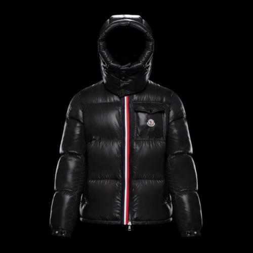 モンクレールメンズパッチモダンダウンパディングc0893.ブラック