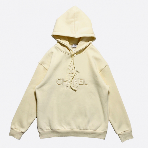 シャネルメンズコットンフーディa0458アイボリー