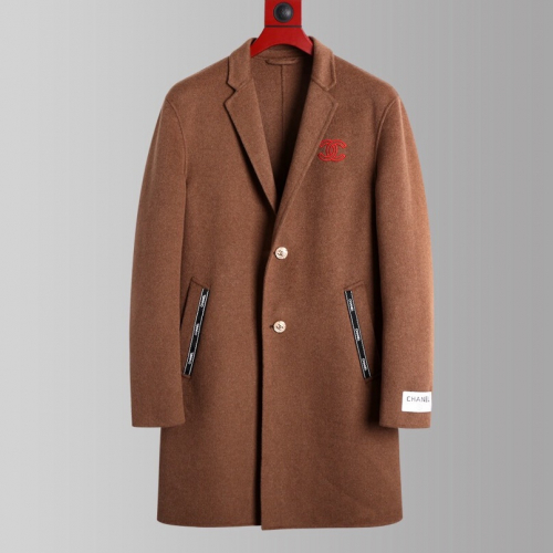 シャネルメンズカシミヤスーツジャケットa0459ブラウン