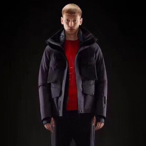 モンクレールメンズパッチモダンダックダウンパディングc0915ブラック