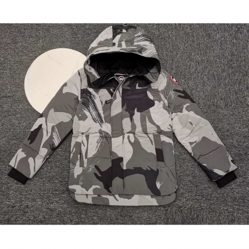 カナダグースメンズパッチカジュアルダックダウンジャケットn0192.グレー