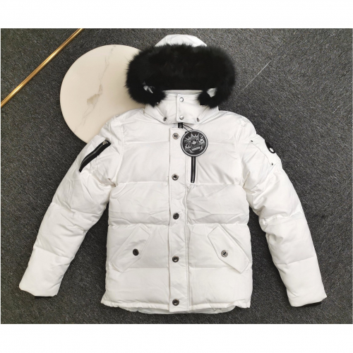 ムースナックルズメンズダウンパディングo0049ホワイト