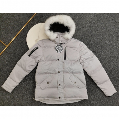 ムースナックルズメンズダウンパディングo0052グレー