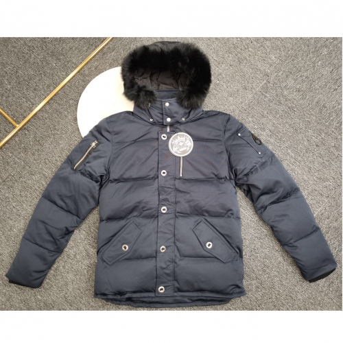 ムースナックルズメンズダウンパディングo0053ネイビー