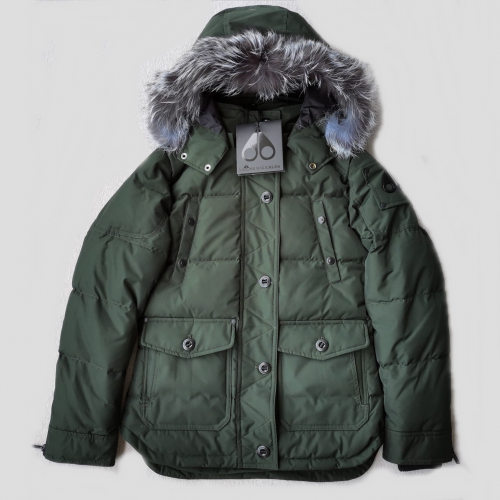 ムースナックルズメンズダウンパディングo0055.グリーン