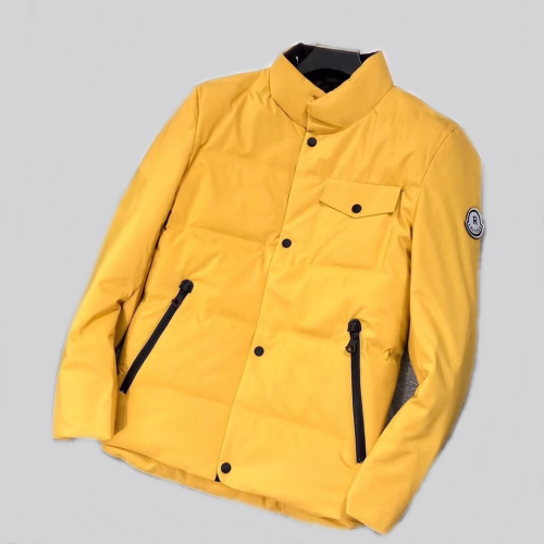 モンクレールメンズパッチモダンダックダウンパディングc0942イエロー