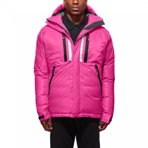 カナダグースメンズパッチカジュアルダックダウンパディングn0199ピンク