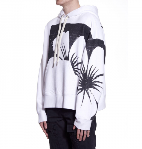 パームエンジェルスメンズオーバーサイズコットンフーディm0046ホワイト