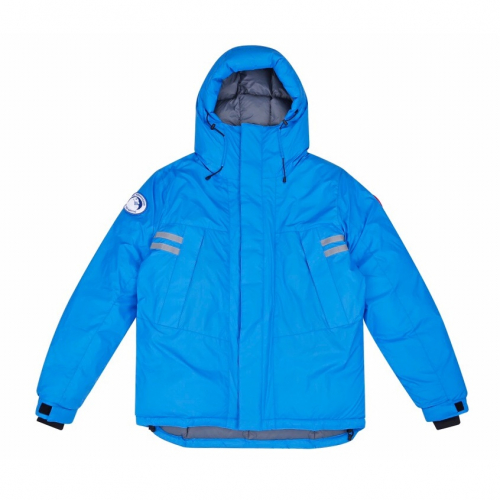 カナダグースメンズパッチカジュアルダックダウンパディングn0201.ブルー