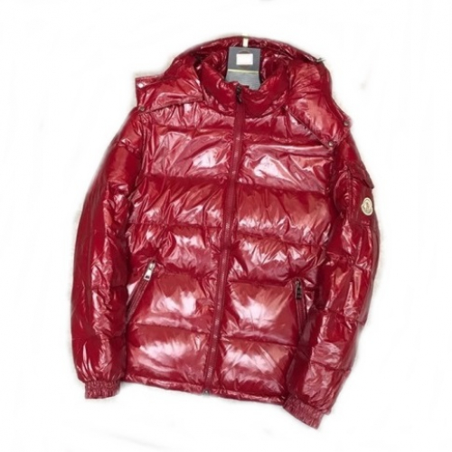 モンクレールメンズパッチモダンダックダウンパディングc0967レッド