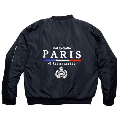 バレンシアガメンズカジュアルダウンジャケットl0341.ブラック