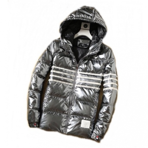 トムブラウンメンズクラシックダウンパディングo0371シルバー