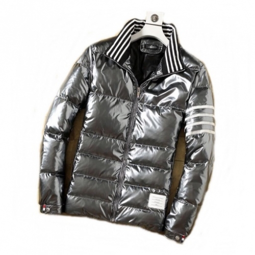 トムブラウンメンズクラシックダウンパディングo0370シルバー