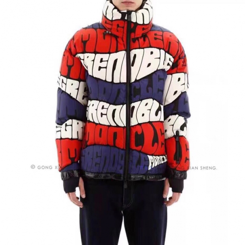 モンクレールメンズパッチモダンダックダウンパディングc0992.レッド