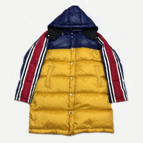 グッチメンズカジュアルダックダウンパディングc01568.イエロー