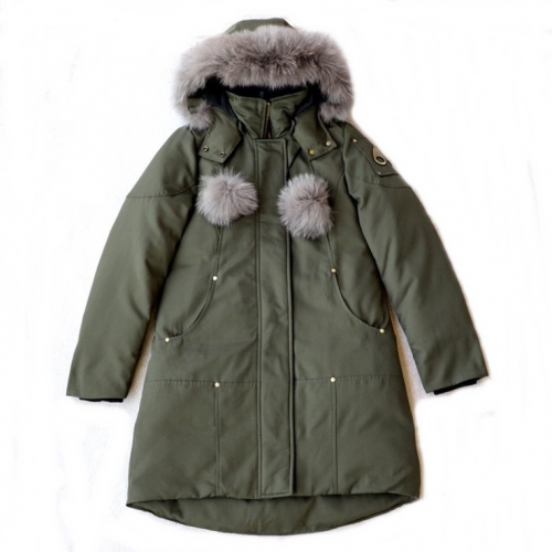 ムースナックルズレディースダウンパディングo0060グリーン