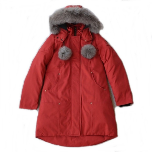 ムースナックルズレディースダウンパディングo0061レッド