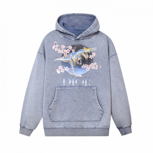 ディオールメンズカジュアルコットンフーディo0392グレー