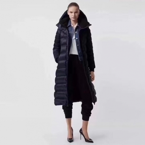 バーバリーレディースダックダウンパディングr013862(ブラック/ブルー)