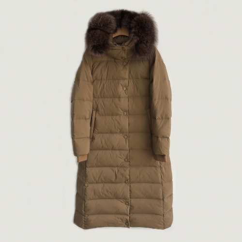 バーバリーレディースダックダウンパディングr01389キャメル