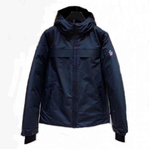 モンクレールメンズパッチモダンダックダウンパディングc01041ブラック