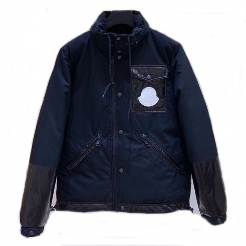 モンクレールメンズパッチモダンダックダウンパディングc01044ブラック