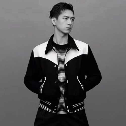 セリーヌメンズカジュアルウールジャケットl0048ブラック