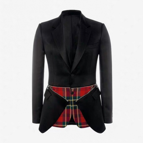 アレクサンダーワンメンズカジュアルスーツジャケットw0030ブラック