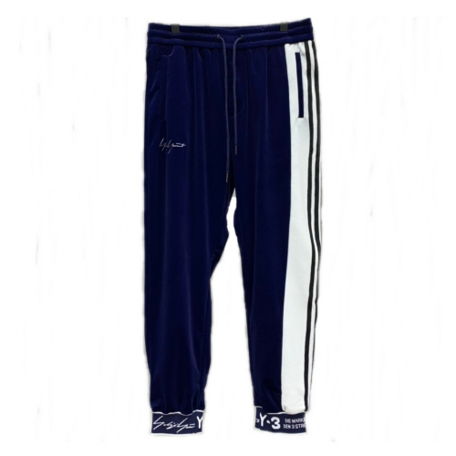Y3ワイ・スリーメンズカジュアルベルベットトレーニングパンツY3/0038ブルー