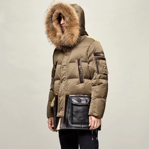 ディースクエアード2メンズダックダウンパディングq0029.キャメル