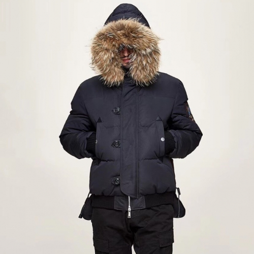 ディースクエアード2メンズダックダウンパディングq0030.ネイビー