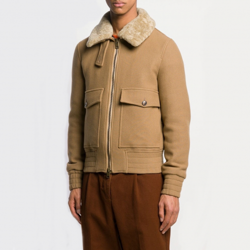 アミメンズカジュアルカシミヤジャケット005.キャメル