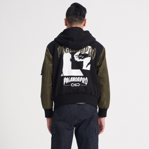 パガンダプロメンズカジュアルダウンジャケットo005.ブラック