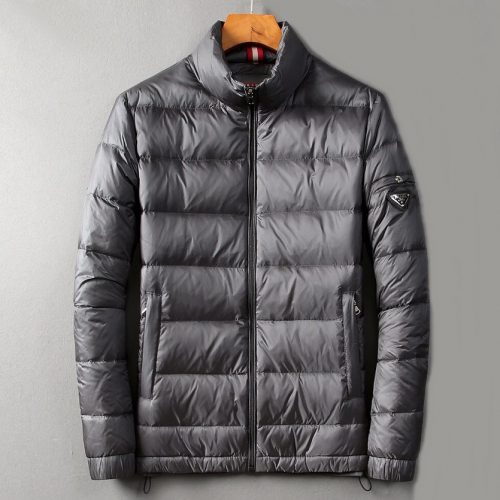 プラダメンズカジュアルダックダウンパディングa0806グレー