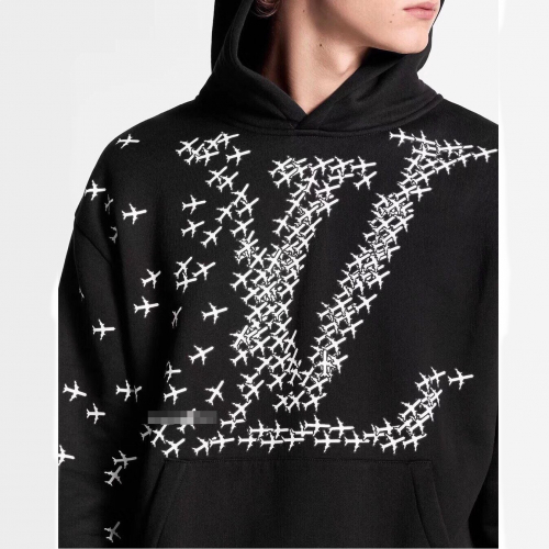 ルイヴィトンメンズコットンフーディu01370.ブラック