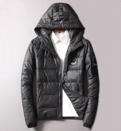 モンクレールメンズパッチモダンダックダウンパディングc01083ブラック