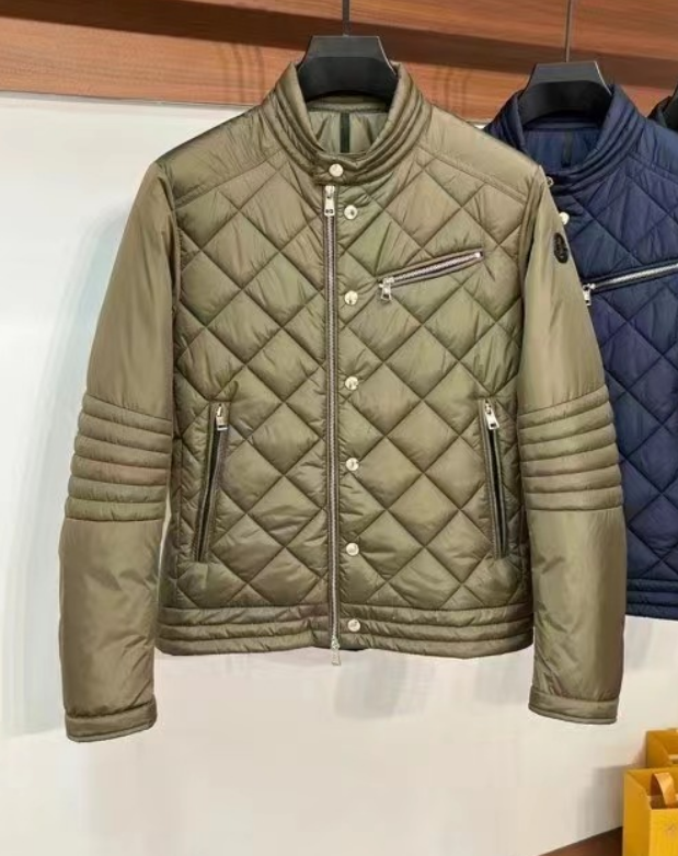 モンクレールメンズモダンダックダウンパディングc01084ブラック/カーキ/ネイビー