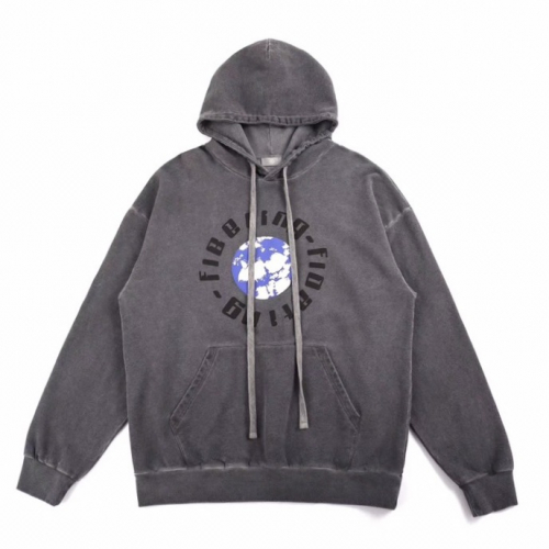 フィアオブゴッドメンズオーバーサイズコットンフーディa0043グレー